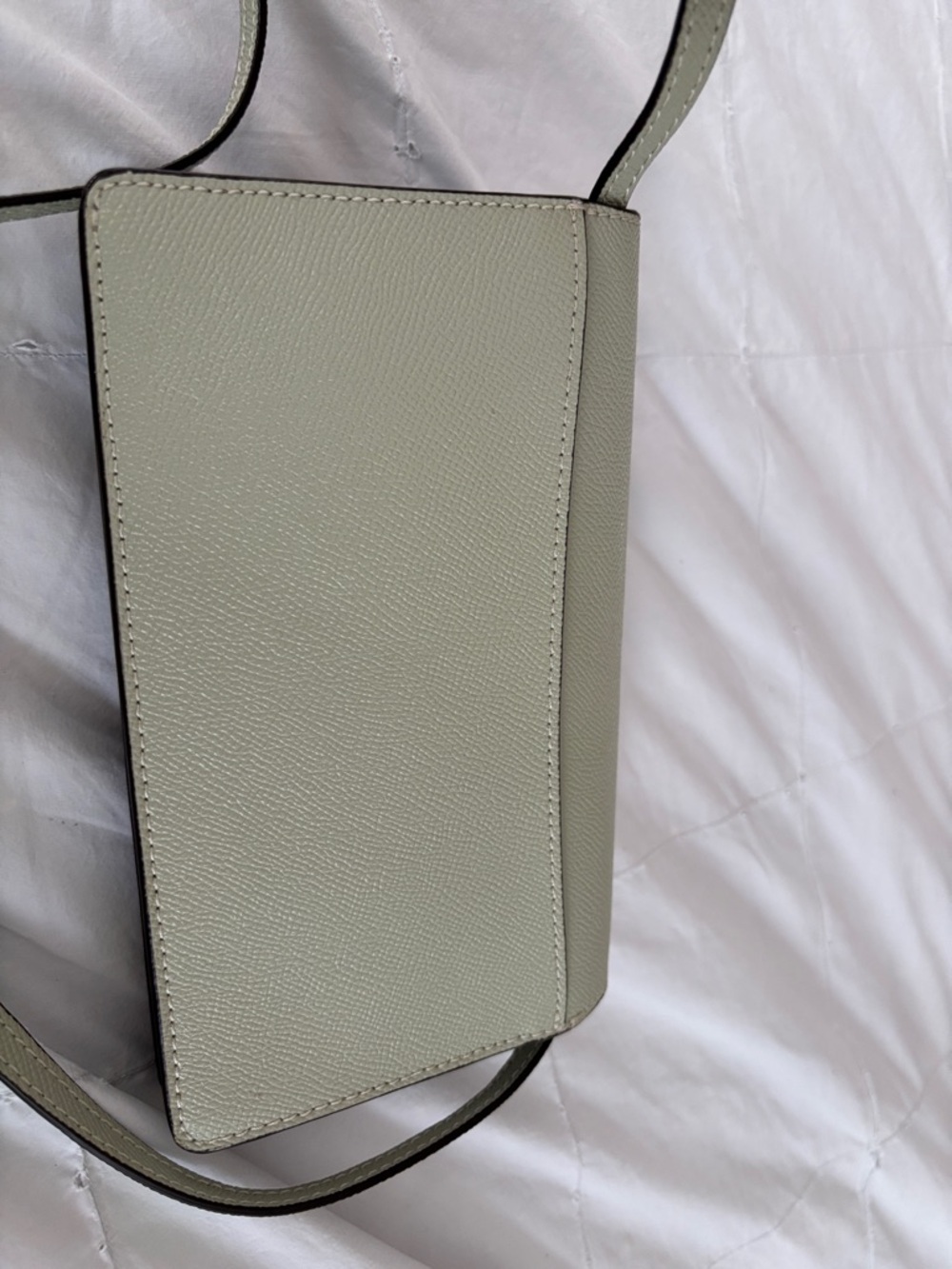 Coach Green Ombre Pebbled Leather Crossbody with Gold Logo - Picture 8 of 8